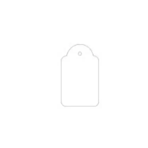 Apli #389 White Strung Tags - 18 X 29mm1000pcs/Bx