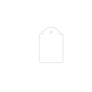 Apli #391 White Strung Tags - 28 X 43mm,500pcs/Bx