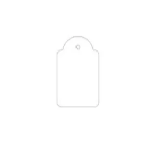 Apli #392 White Strung Tags - 36 X 53mm,500pcs/Bx