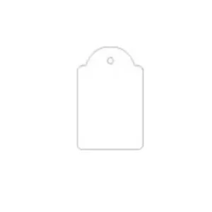 Apli #396 White Strung Tags - 50 X 70mm,400pcs/Bx