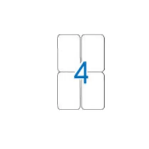 Apli 2422 Inkjet Laser Copier Label Round Edge 99.1 X 139 Mm