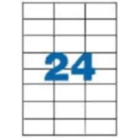 Apli 10051 A4 Glossy Transparent Labels For Inkjet Printers (70 X 37 Mm) 10s/Pkt