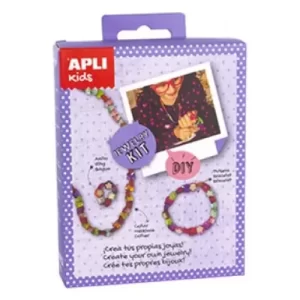 Apli 14709 B.Mini Kit Make Own Bracelets P.Blue