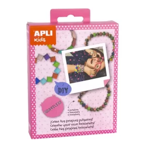 Apli 14710 B.Mini Kit Make Own Bracelets P.Purple