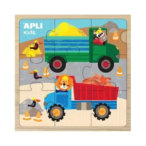 Apli #15183 ( #15182 Display ) Wooden Puzzle