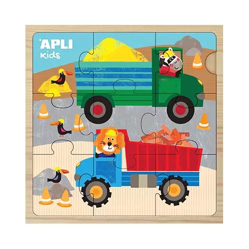 Apli #15183 ( #15182 Display ) Wooden Puzzle