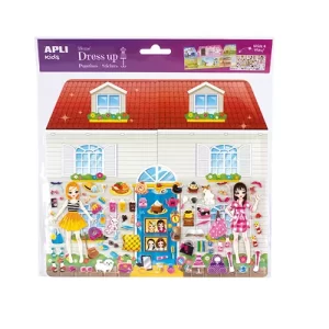 Apli #16310 Dressup Jumbo Stick w/Scene HOUSE