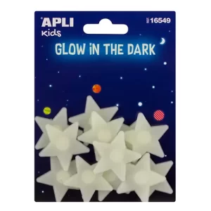 Apli #16549 Glow in the Dark Small Stars 12U
