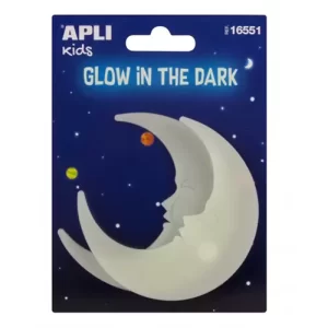 Apli #16551 Glow in the Dark Moon 2U