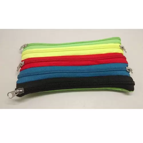 5 zippers pencil case 15PP66