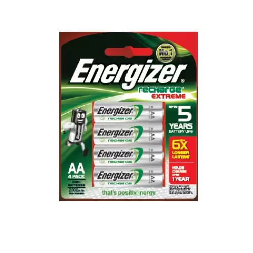 Energizer AA NH15E RP4 Extreme Rechargeable Battery 2300mah 4/Pk