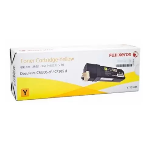 Fuji Xerox Ct201635 Docu Print Yellow Toner (For Cp305d/Cm305df)