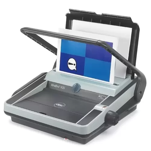 WireBind W20 A4 Binding Machine with 1 Year Carry-In Warranty (125 shts 80g)