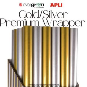 Apli 16508 Gold/Silver Wrapper 1x3m(30x1bx)