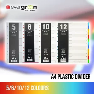 4110C 1-10 plastic color divider