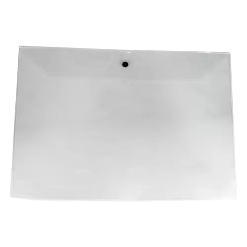 #102 Globe One Button Folder F4 (25'S/Pkt) ( Open On Longer Side )