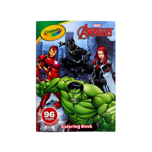 Crayola 755853 Avengers Color 'n Sticker Book