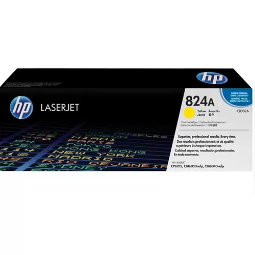 (I-2) HP CB382A 824A YELLOW TONER FOR CP6015