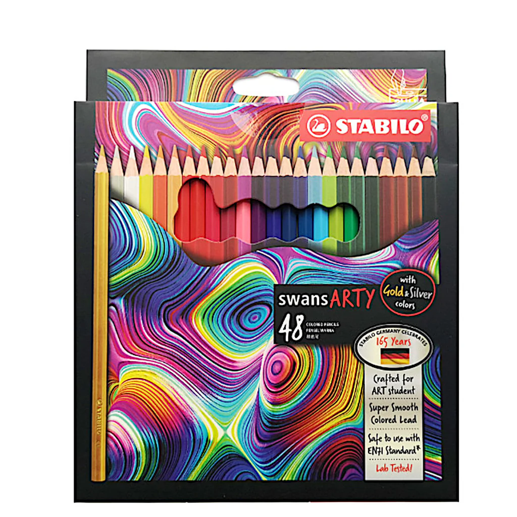 Stabilo 1520A/48 SWAN ARTY F/L COLOR PENCIL (48)