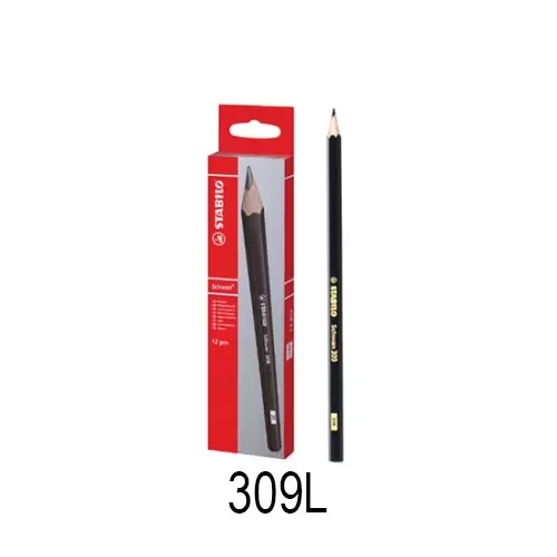 STABILO LP 0037 Back to School Promotion, #309L/2B Stabilo Black Lead pencil,275/24 Swing Cool Highlighter Yellow -1 pieces.