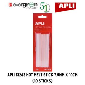 APLI 13243 Hot Melt Stick 7,5MM 10U