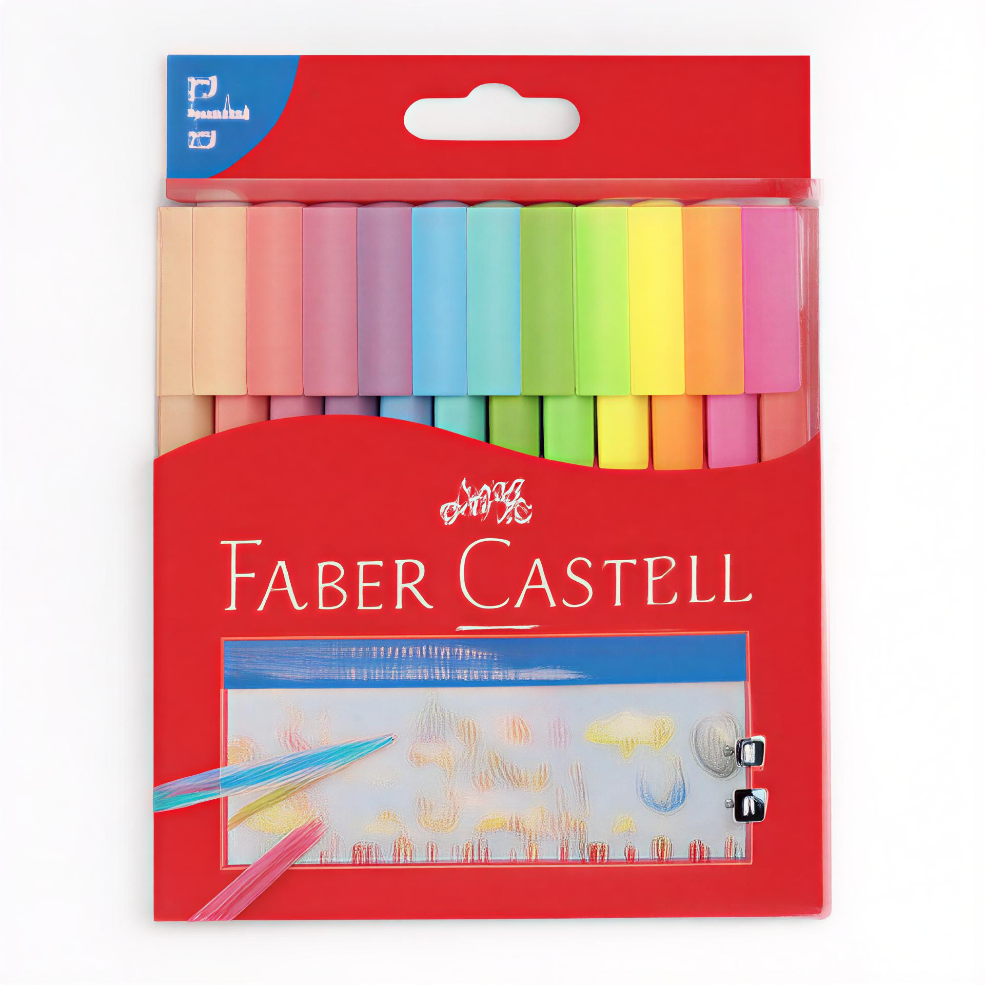 FABER CASTELL CONNECTOR PEN SET/12 NEON PASTEL